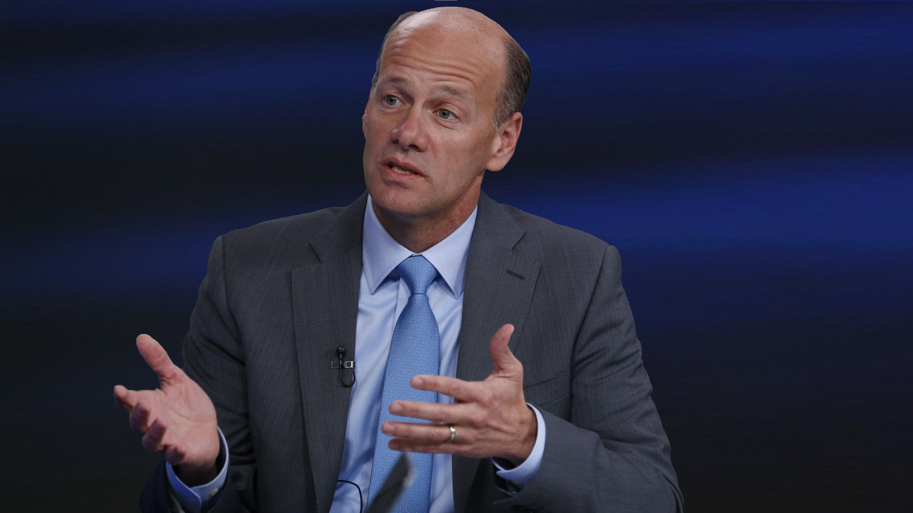 Greg Becker, chief executive officer of Silicon Valley Bank. Photo by Bloomberg.