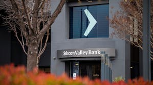 Silicon Valley Bank headquarters in Santa Clara, California. Photo by Bloomberg