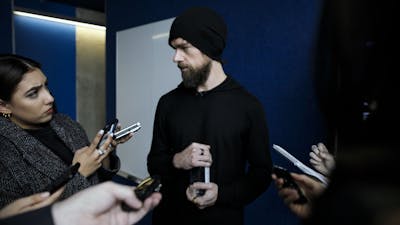 Jack Dorsey, head, chairman and cofounder of Block. Photo by Bloomberg.