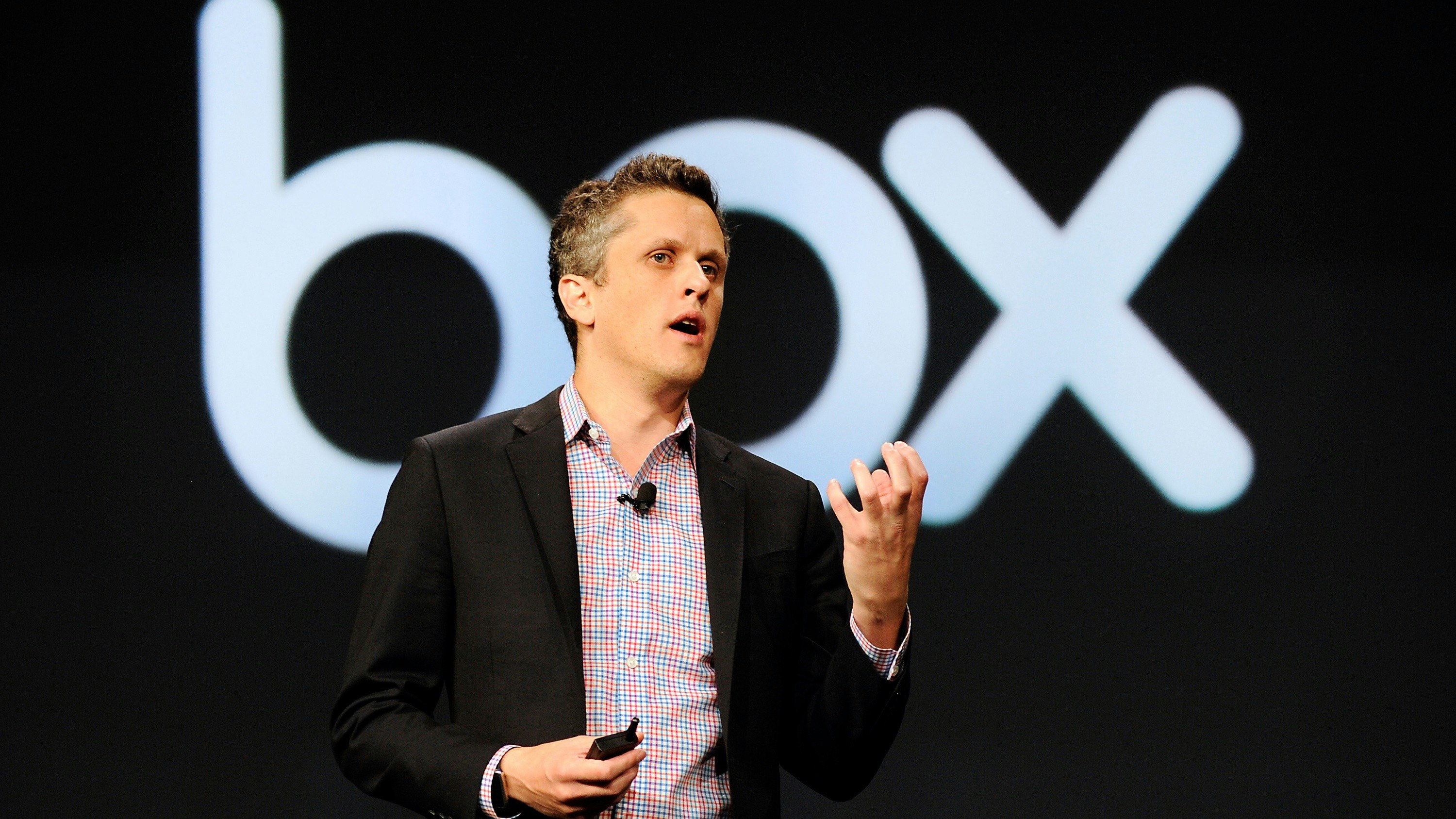 Box CEO Aaron Levie. Photo by Bloomberg.