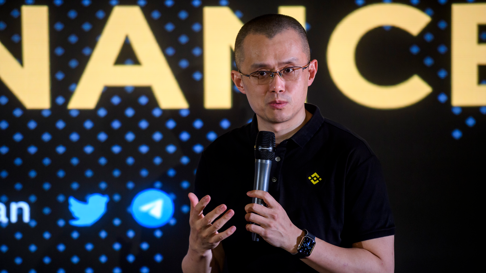 Changpeng Zhao, CEO of Binance. Photo by Getty.