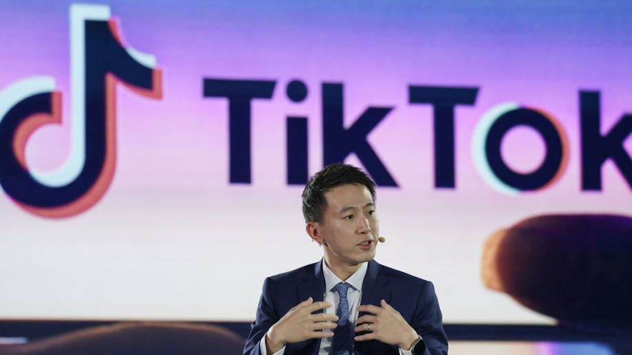 TikTok CEO Shou Zi Chew. Photo by Bloomberg