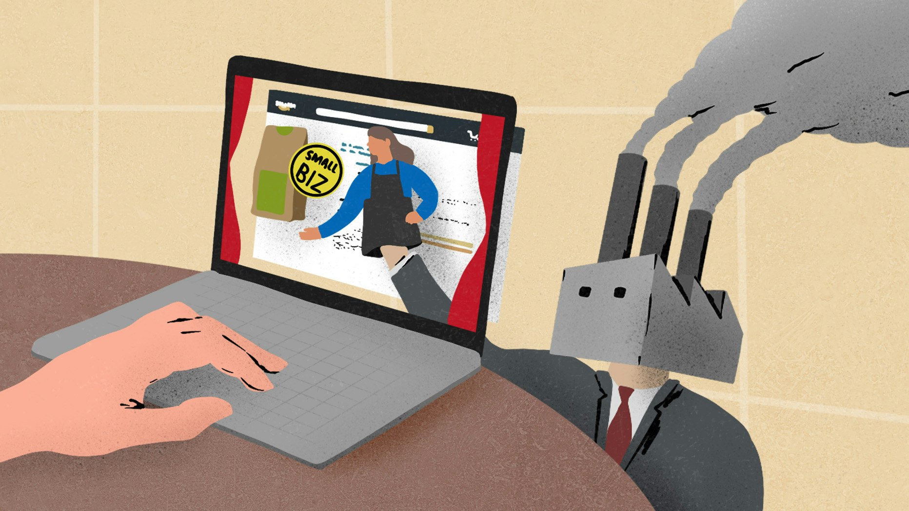 Art by Clark Miller.