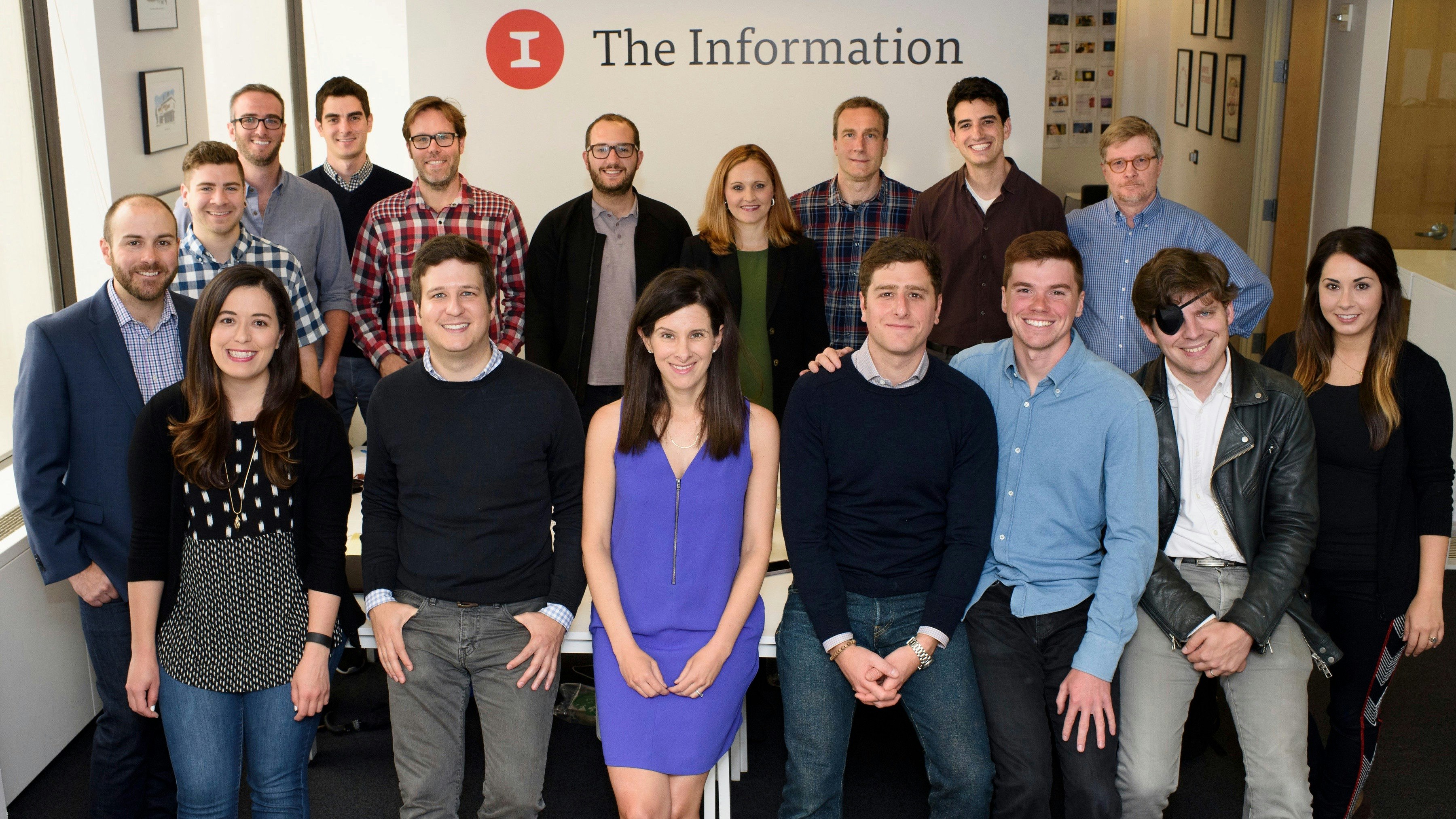 The Information staff. Photo by Erin Beach.