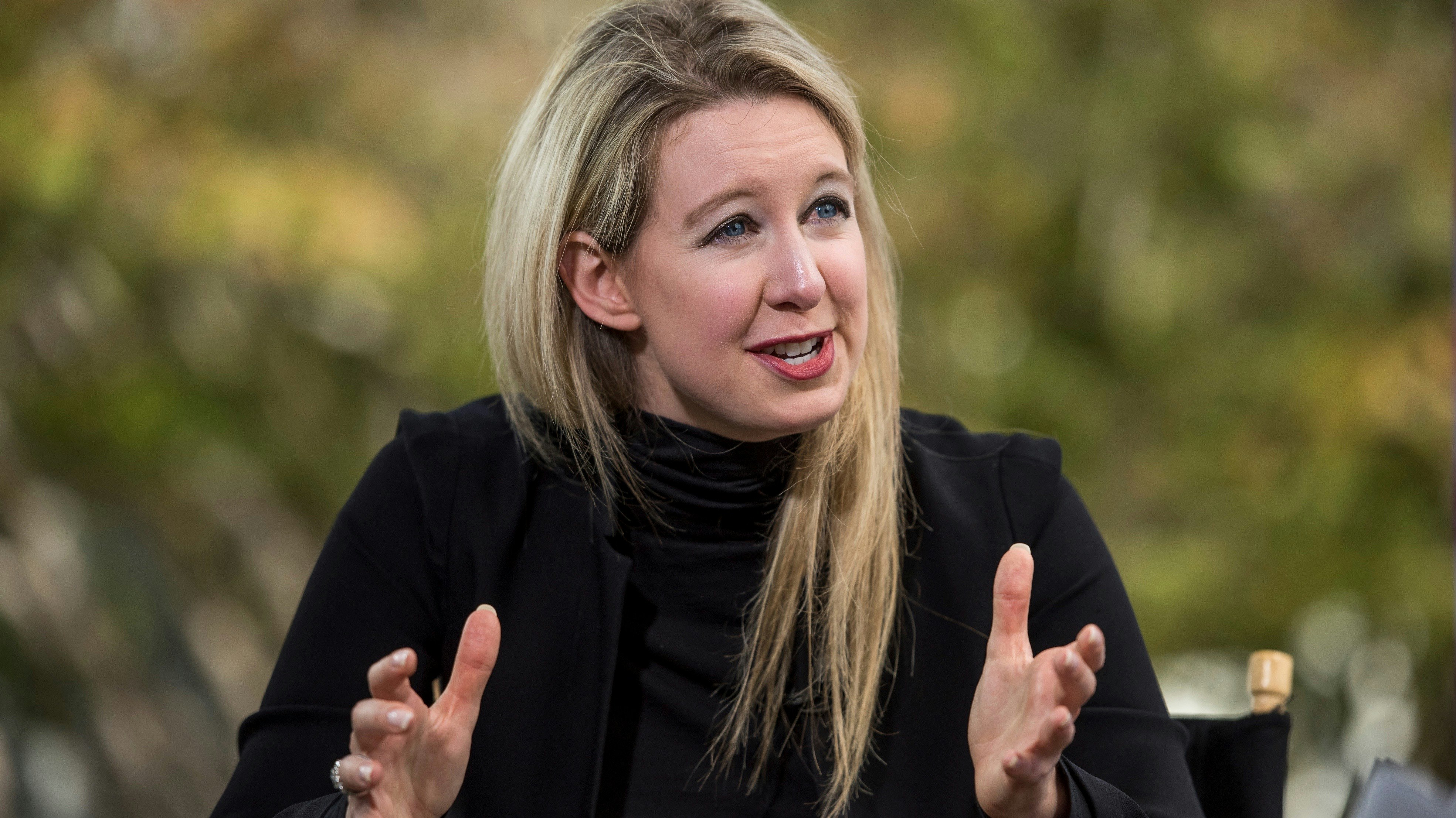 Elizabeth Holmes. Photo by Bloomberg.
