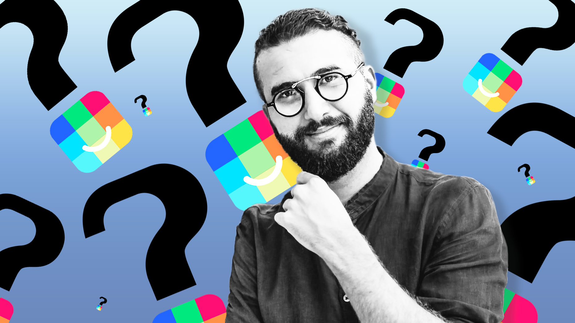 IRL CEO and Co-founder Abraham Shafi. Art by Mike Sullivan