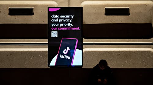 An advertisement in the Washington D.C. metro on March 30. Photo by Bloomberg.