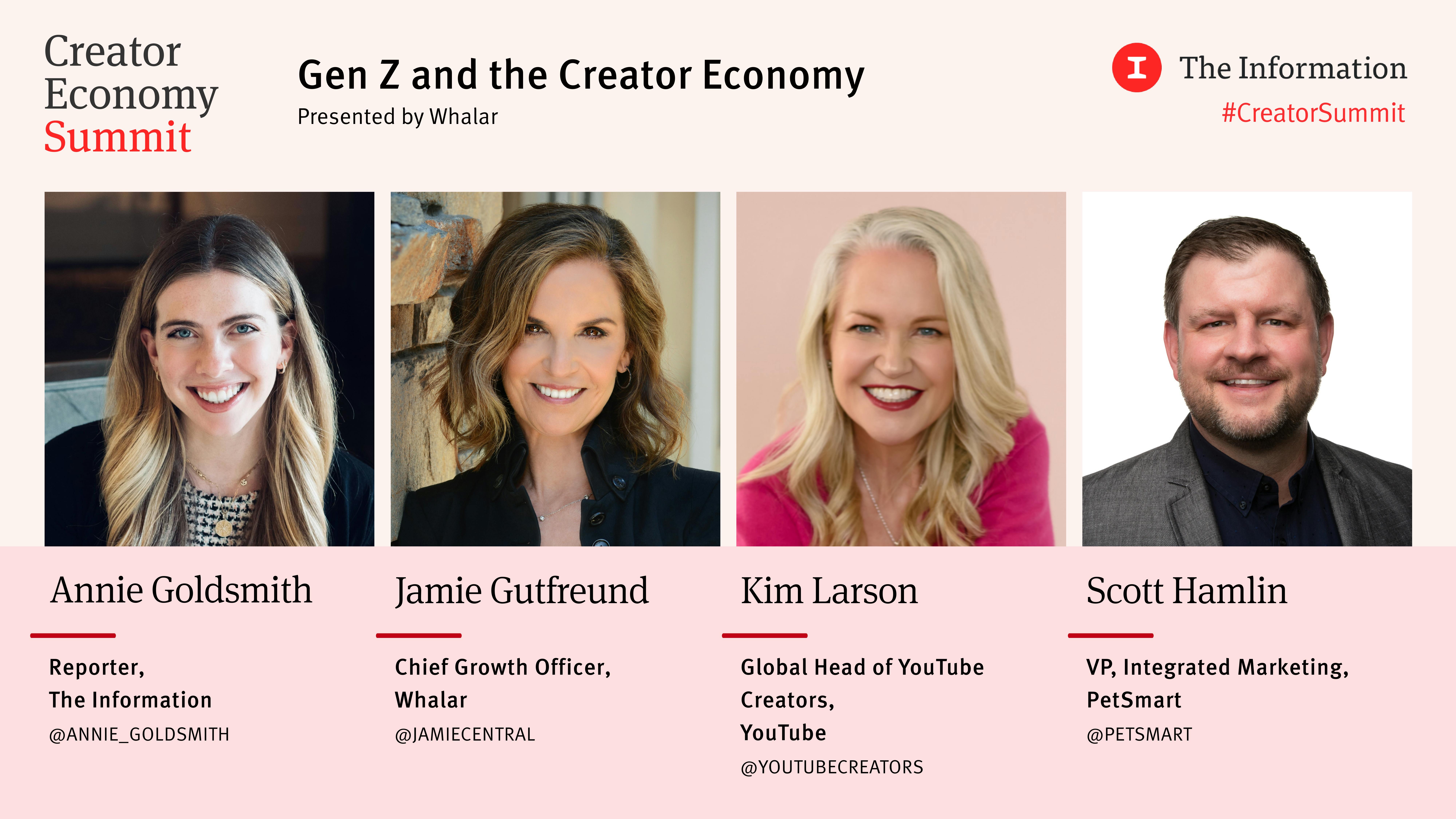 Summit Recap: Gen Z and the Creator Economy Panel