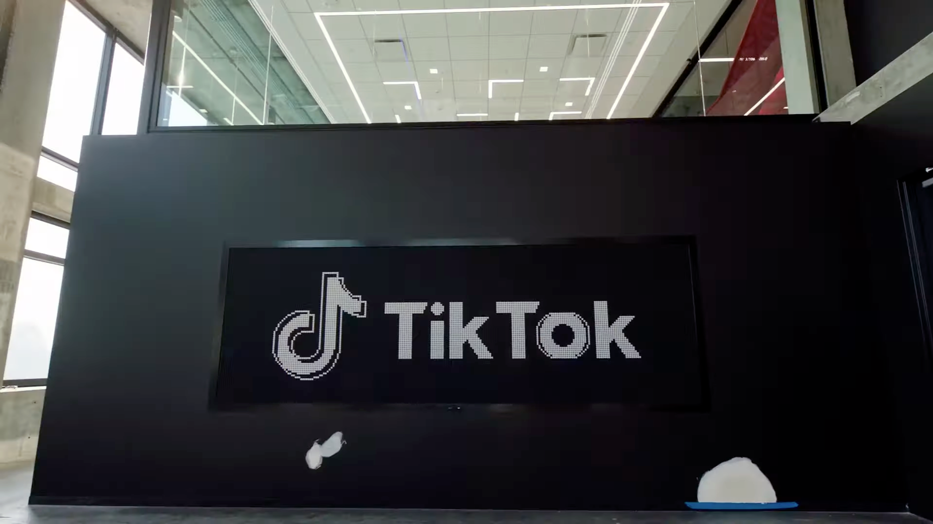 A still from TikTok's Los Angeles office. Photo via YouTube/TikTok.