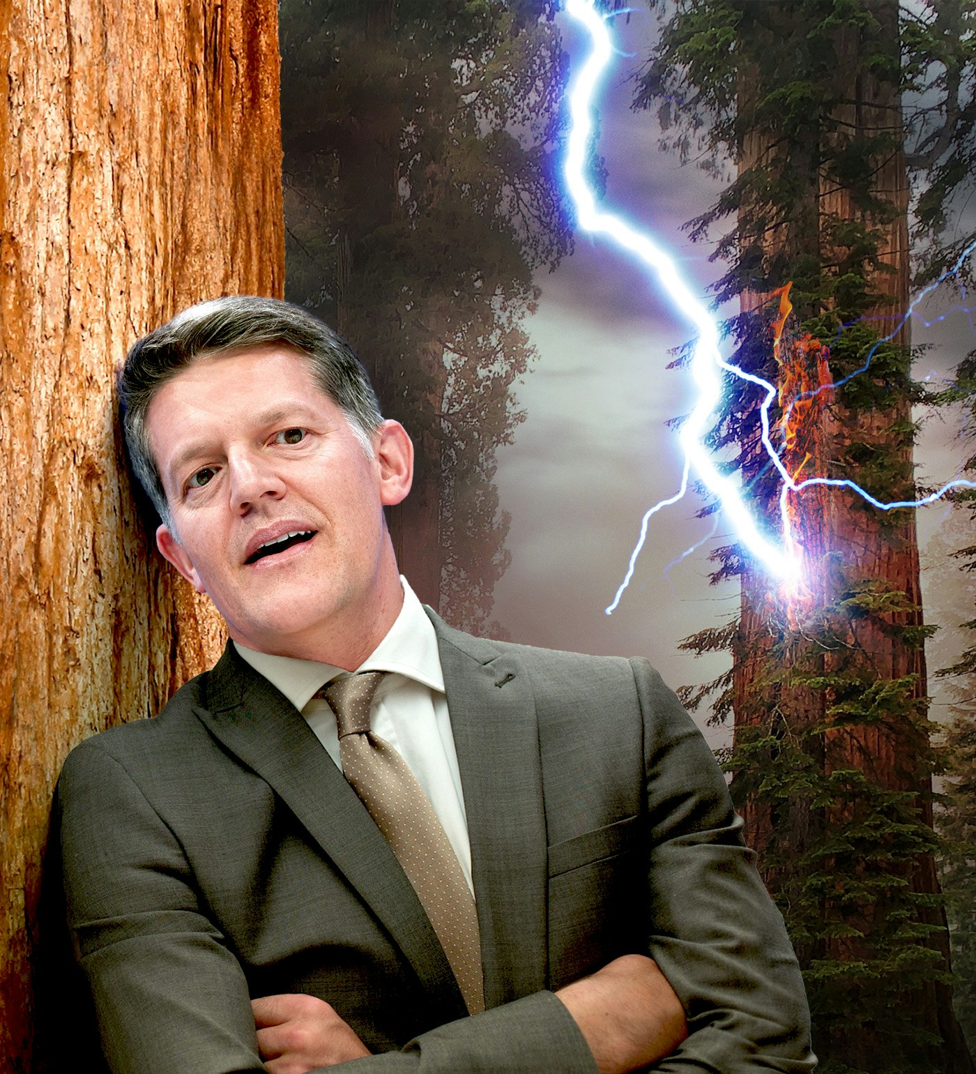 Roelof Botha, senior steward of Sequoia Capital. Photo-illustration by Clark Miller for The Information (photo Getty)