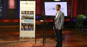 Bruno François presenting his app Cycloramic. Credit: Ergos Ventures