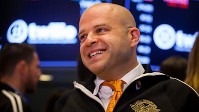 Twilio CEO Jeff Lawson. Photo by Bloomberg.