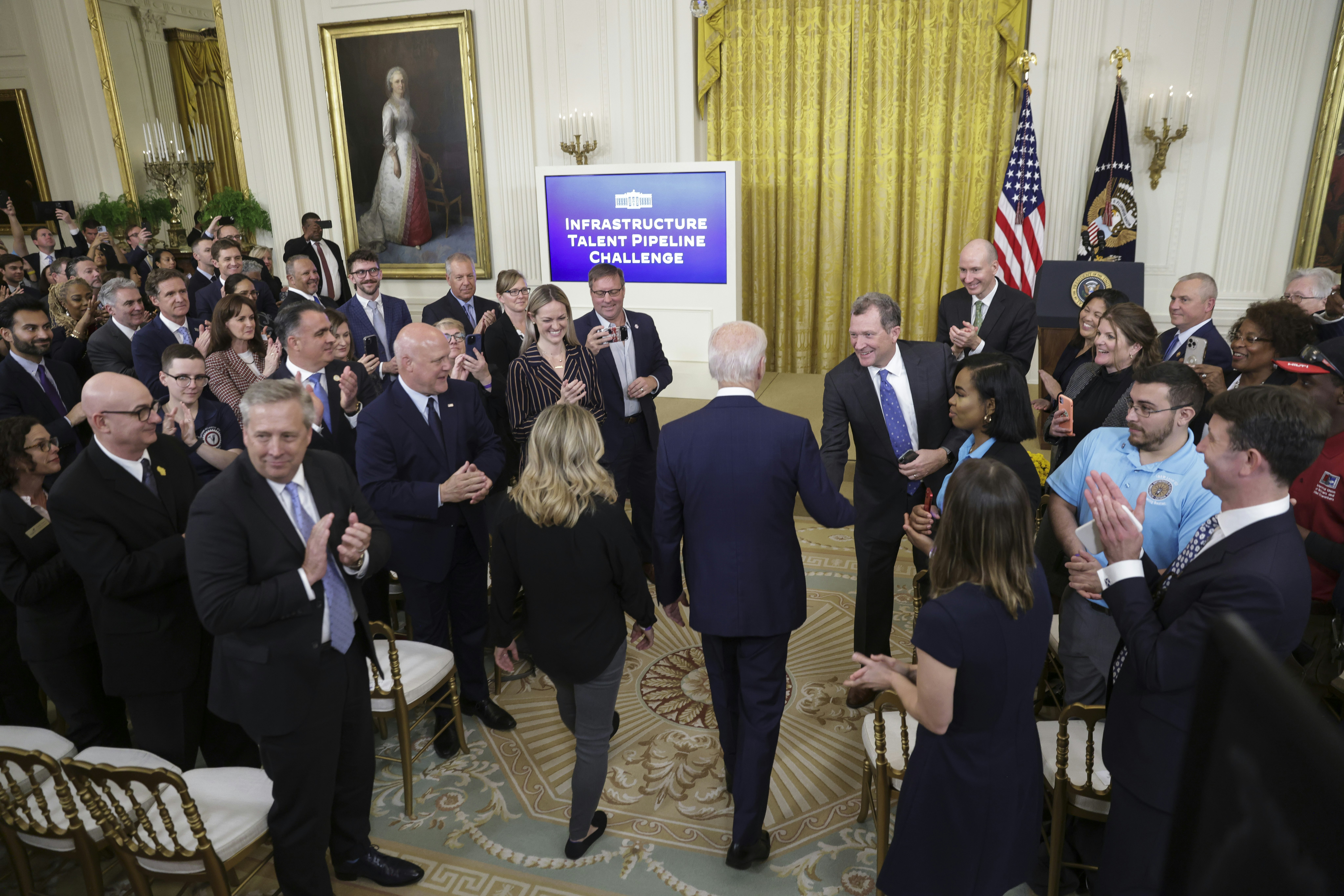 President Joe Biden has championed his administration's $250 billion program to build a U.S. battery industry. But, in a recent House vote, all but four Republicans supported repeal of the Inflation Reduction Act, the core of the battery effort. Photo: Oliver Contreras/Getty 