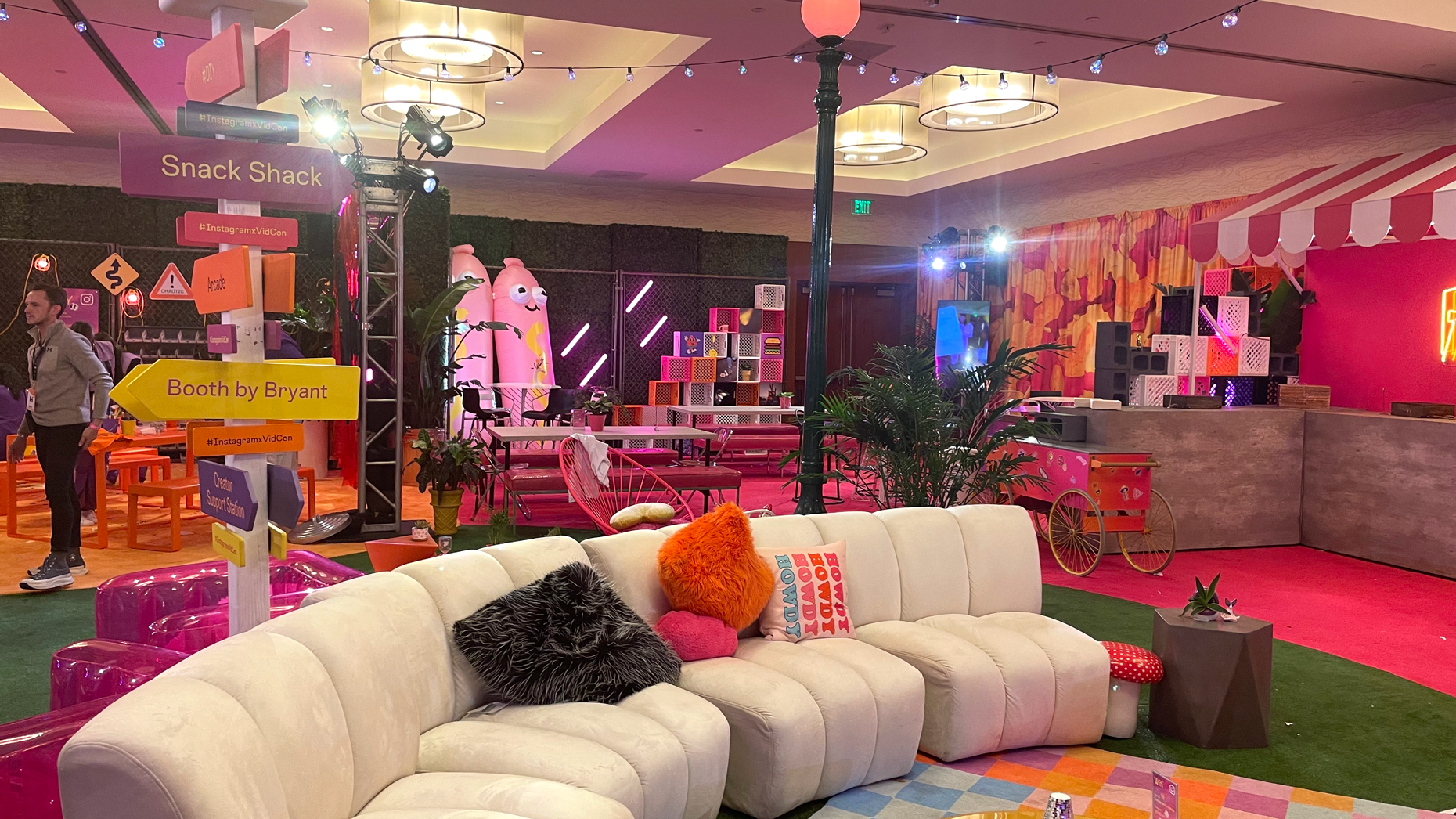 Inside the Hyatt Regency hotel. Photo by Erin Woo.