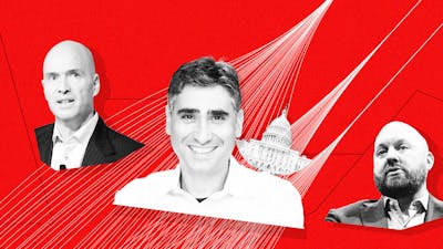 Ben Horowitz, Martin Casado and Marc Andreessen. Photos by Getty and Lawrence Livermore National Laboratory. Art by Mike Sullivan.