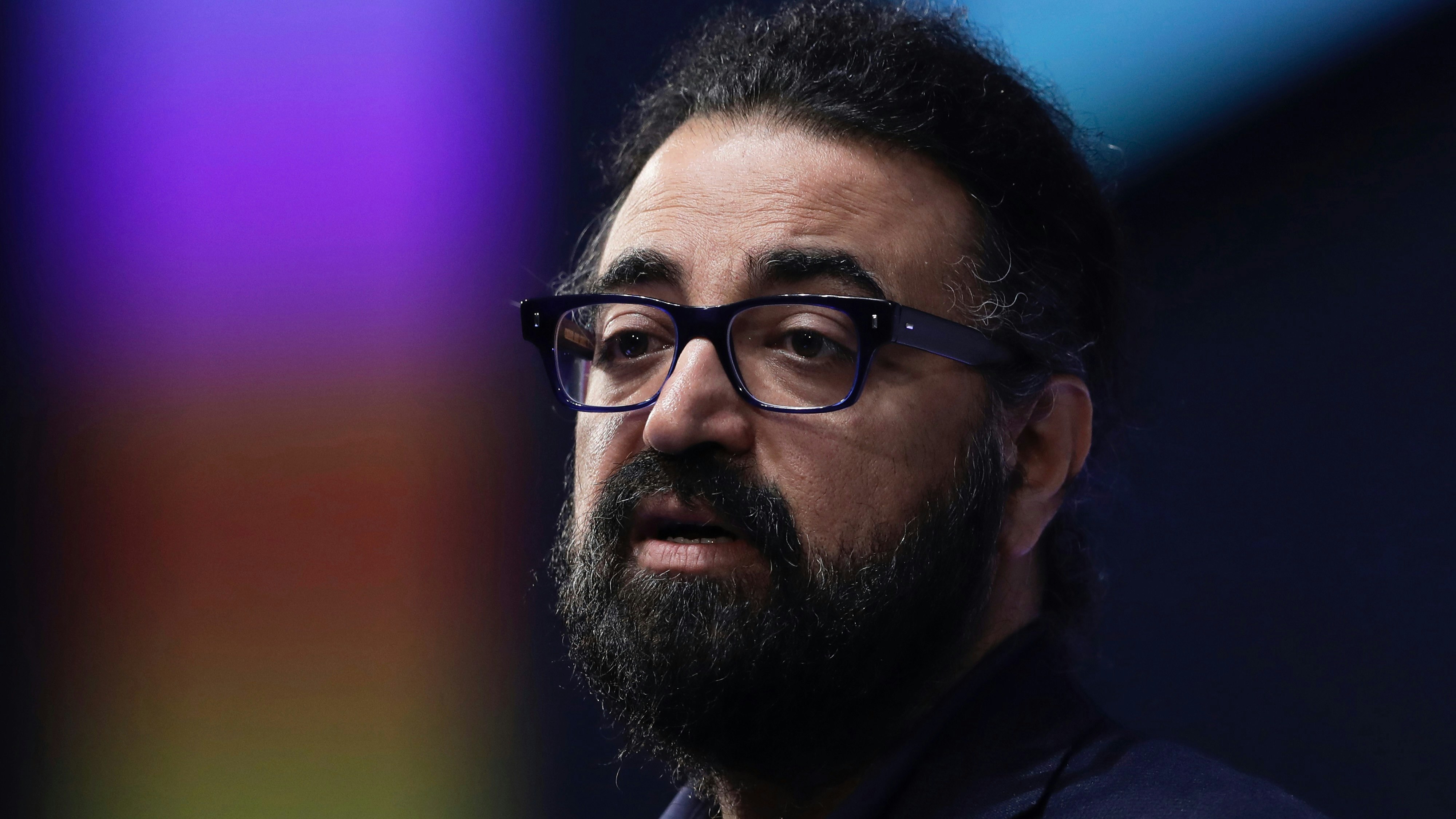 Microsoft's Gurdeep Pall at an event in Tokyo in 2017. Photo by Getty Images