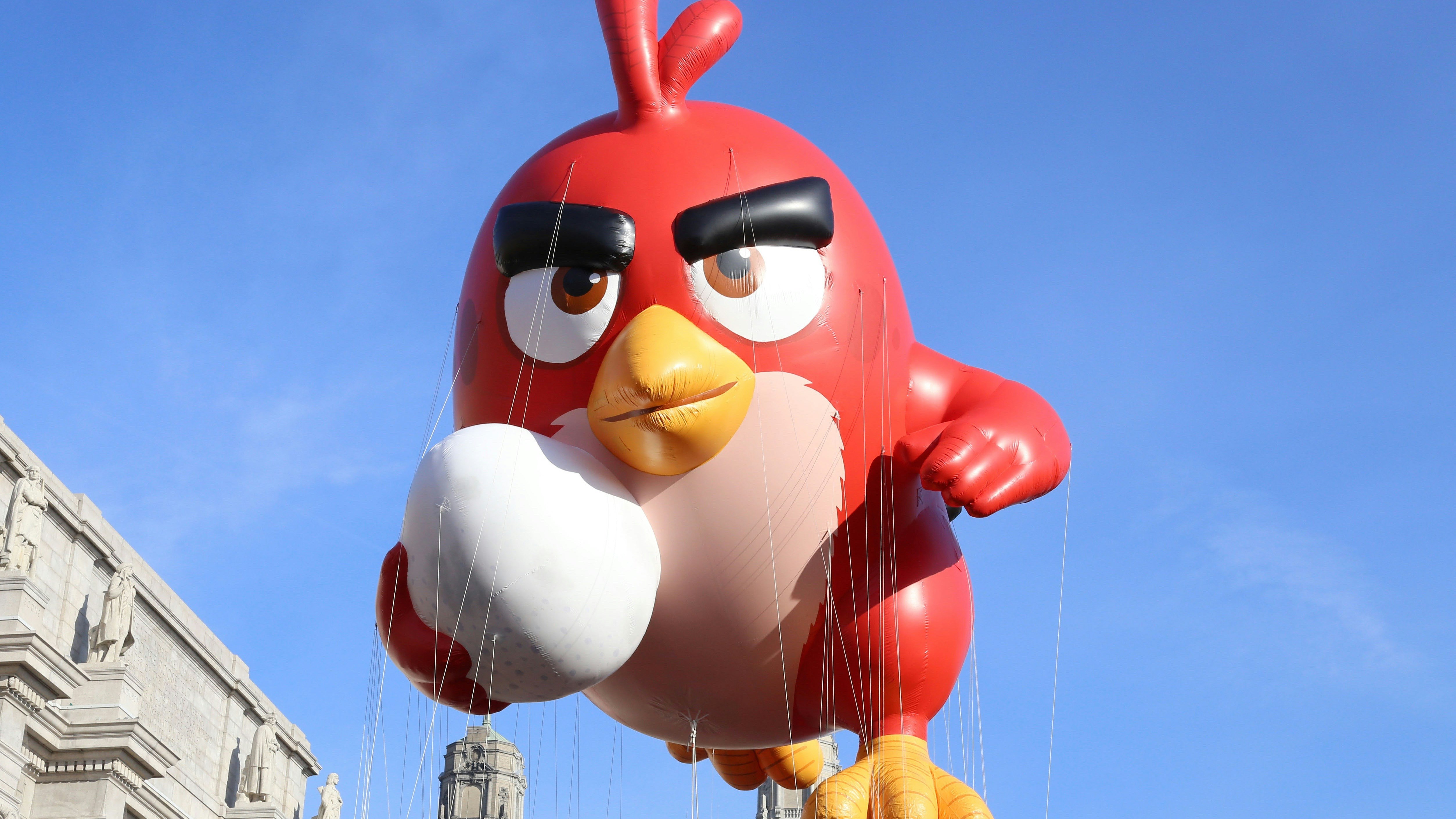 Angry Birds float at the Macy's Thanksgiving Day parade in New York.