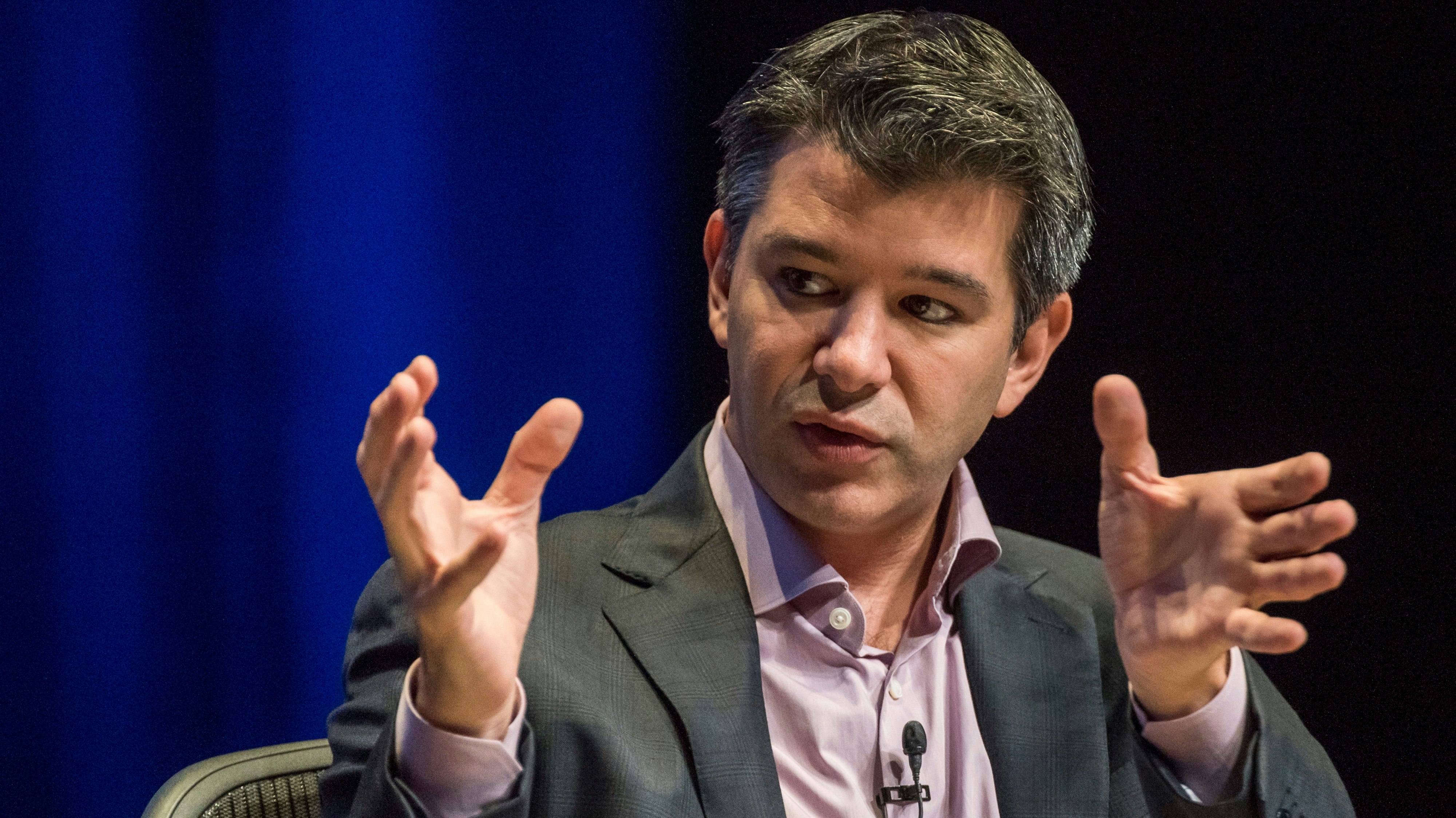 Travis Kalanick. Photo by Bloomberg.