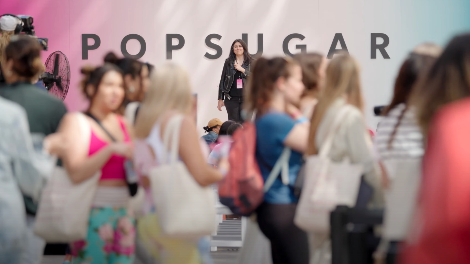 Popsugar's Play/Ground 2023 event. Photo via YouTube/Digiday.