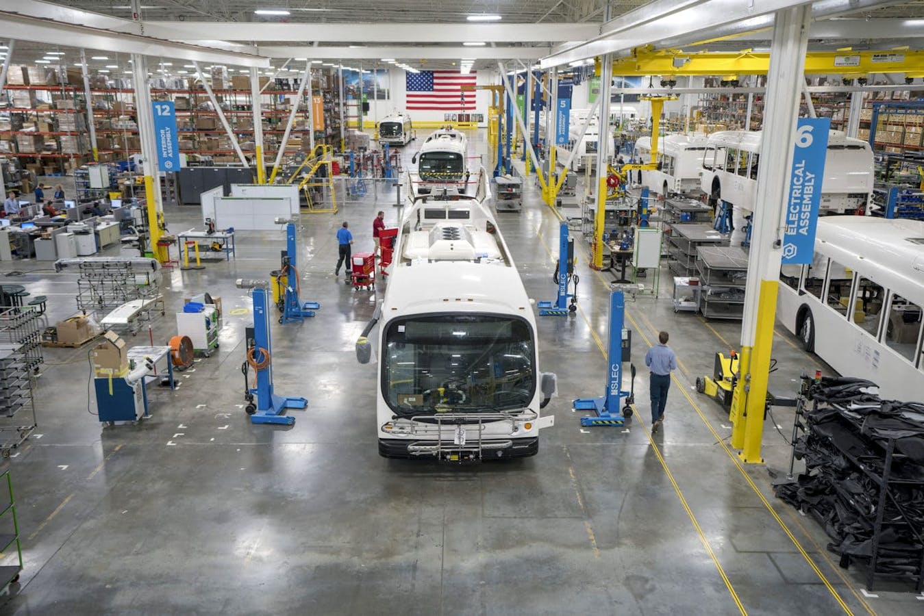 Proterra's bus manufacturing factory in Greenville, S.C. Photo: Courtesy Proterra