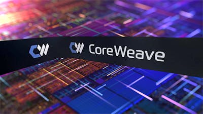 Photos via Shutterstock and CoreWeave.