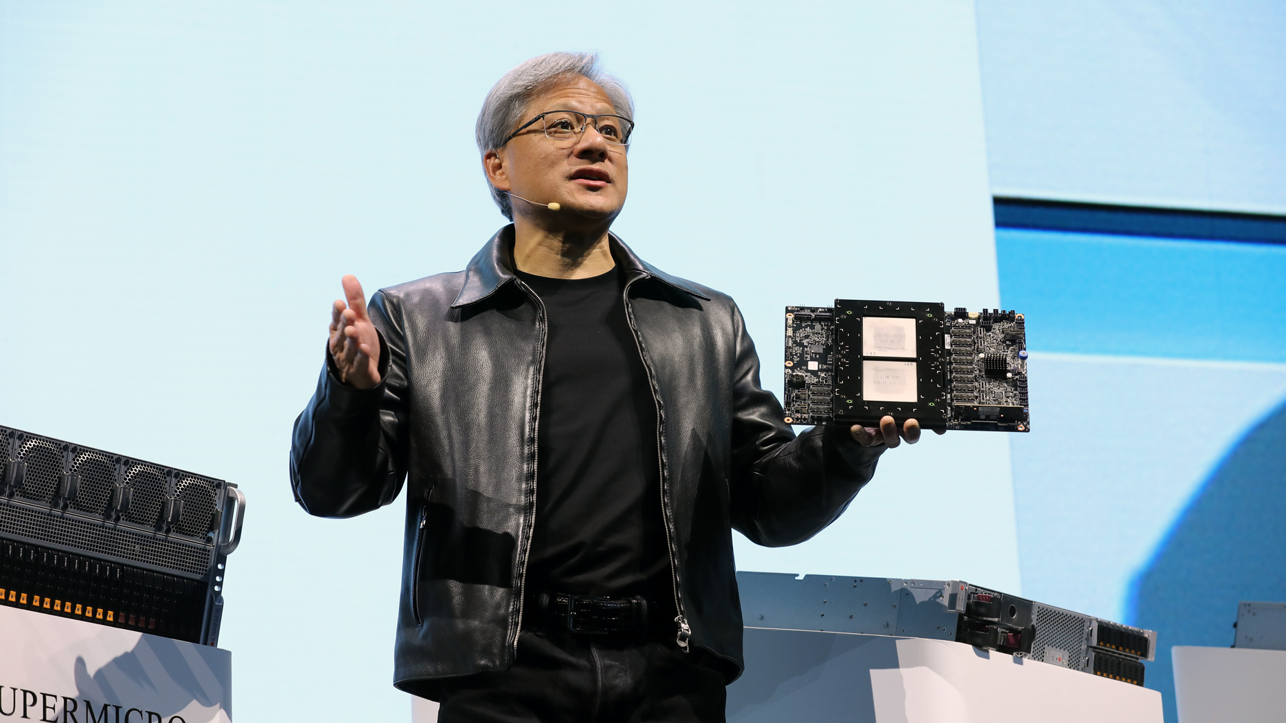 Jensen Huang, CEO of Nvidia. Photo via Shutterstock.