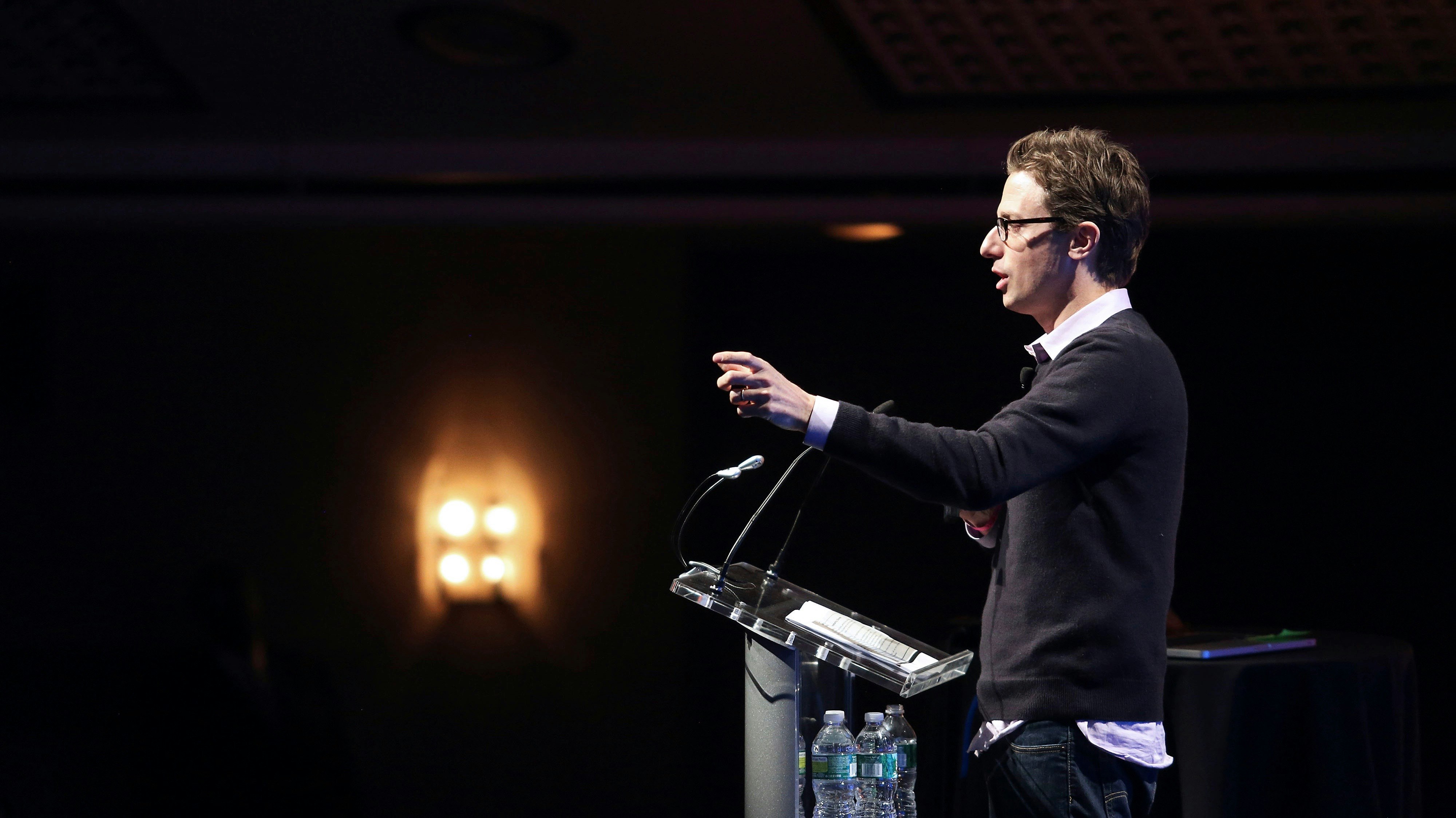 Buzzfeed CEO Jonah Peretti. Photo by Flickr/TechCrunch/Max Morse.