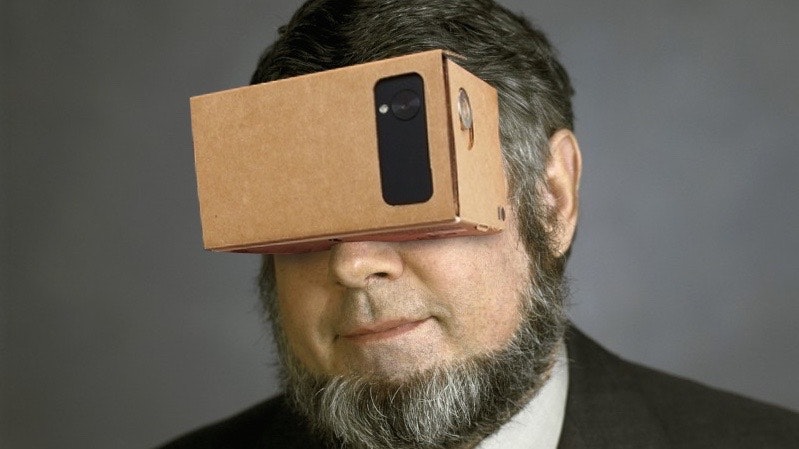Google's VR cardboard. Photo by Flickr/sndrv.