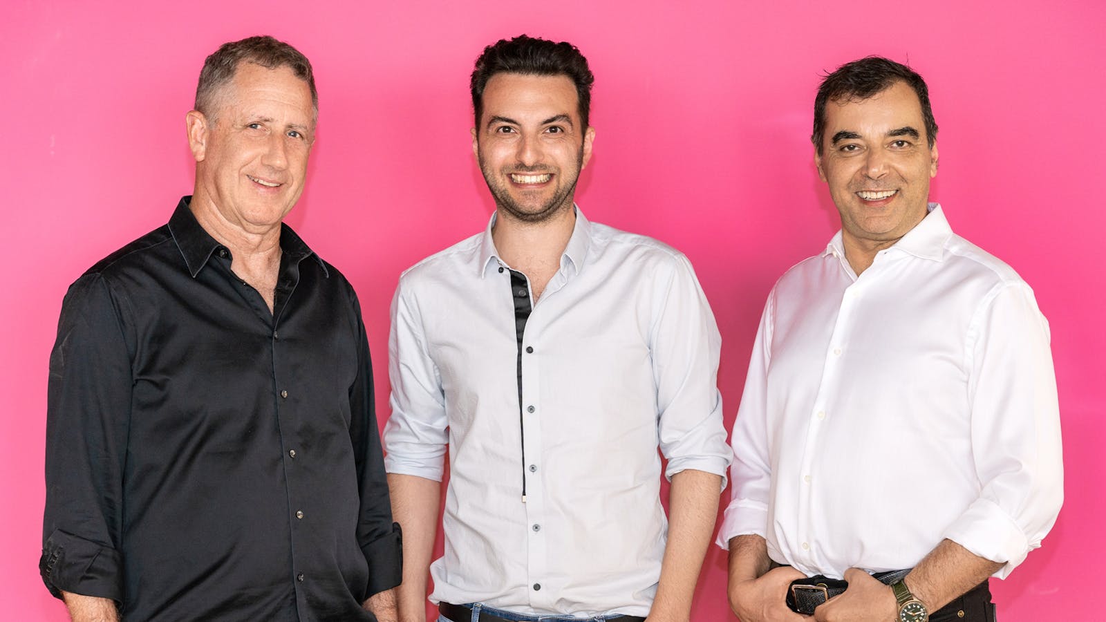 The founders of AI21 Labs. Left to right: Yoav Shoham, Ori Goshen and Amnon Shashua. Photo via AI21 Labs.