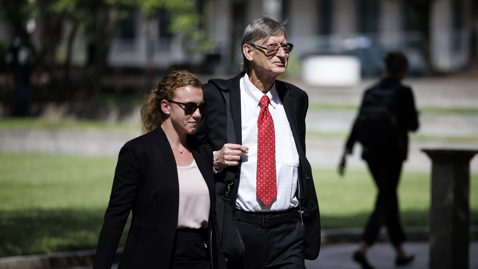 Google Chief Economist, Hal Varian (right), served as a witness at today's trial. Photo by Bloomberg via Getty.