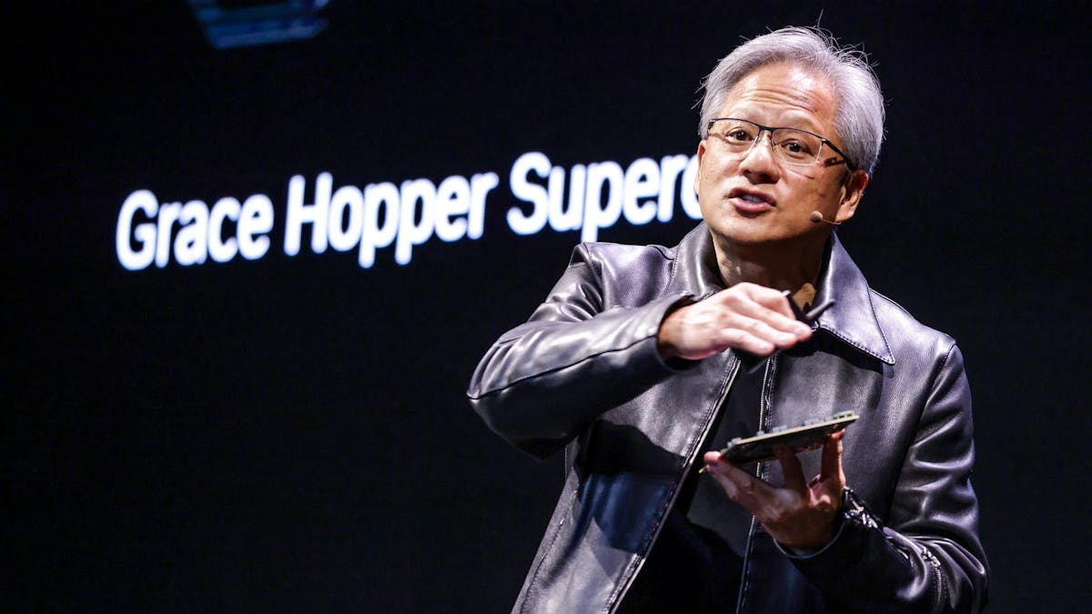 Nvidia CEO Jensen Huang. Photo by Bloomberg via Getty