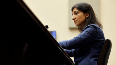 FTC Chair Lina Khan. Photo by Chip Somodevilla via Getty.