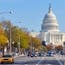 The U.S. Capitol building from Pennsylvania Avenue. Photo via Shutterstock.