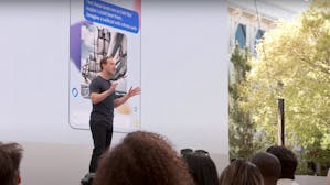 Mark Zuckerberg at Meta Connect 2023. Photo via YouTube/IGN.