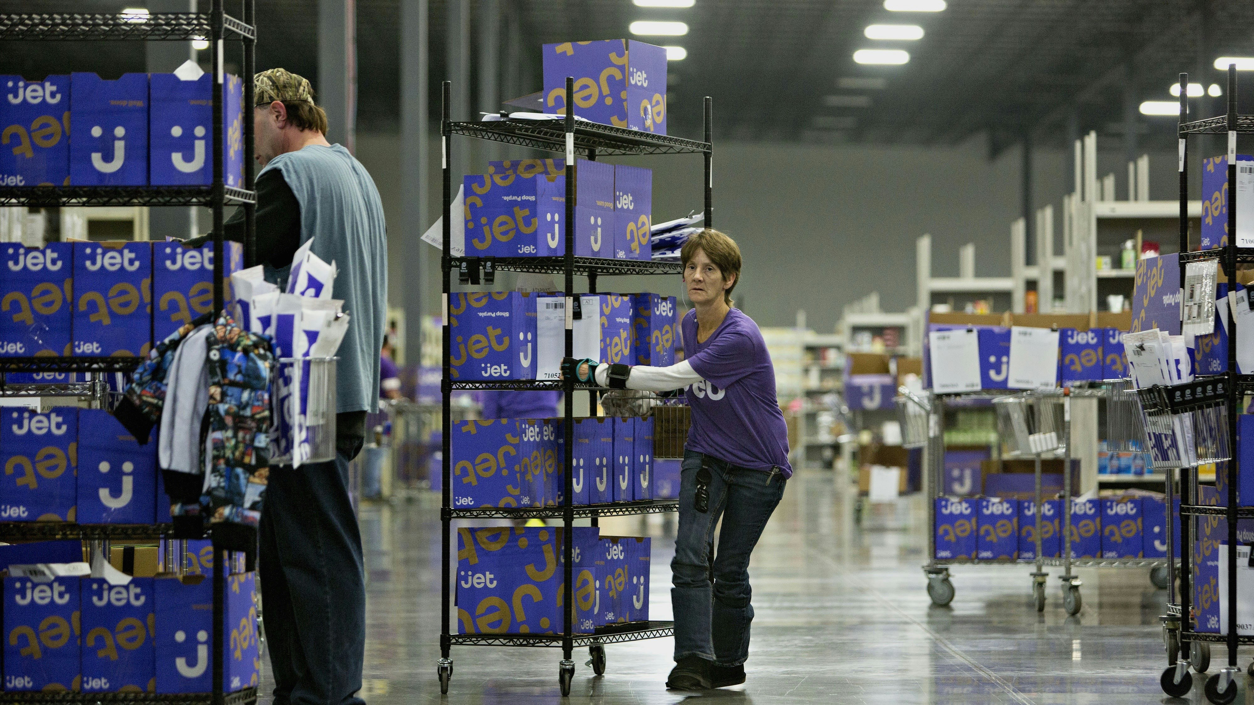 A Jet fulfillment center. Photo by Bloomberg.