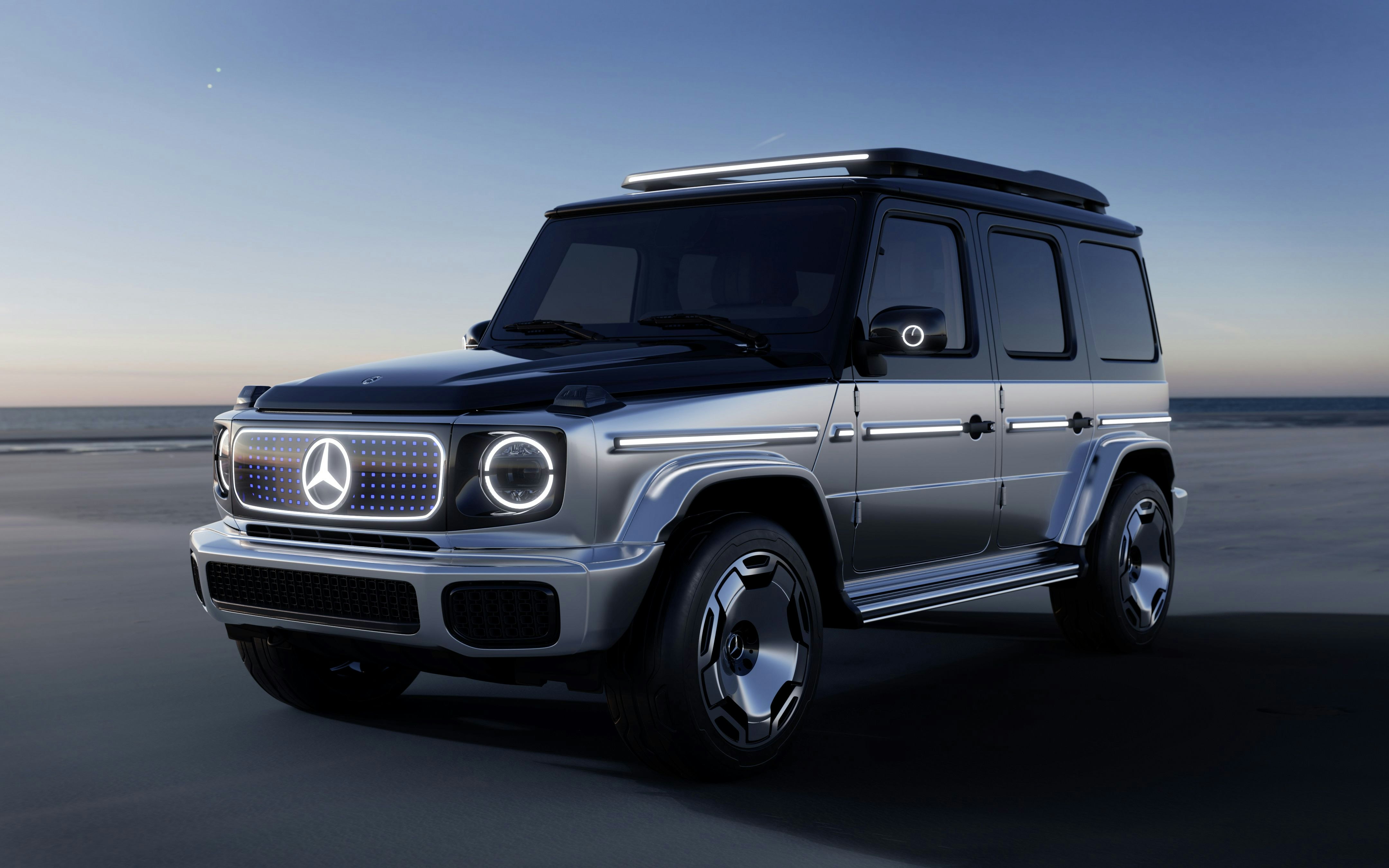 Mercedes-Benz plans to offer a silicon carbon electrode made by Sila Nanotechnologies as an option in some of its mid-decade ultra-luxury G-class electric cars. Photo: Courtesy Mercedes-Benz