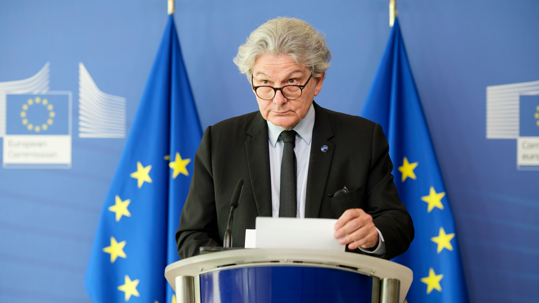 European Commissioner for Internal Market Thierry Breton. Photo by Thierry Monasse via Getty.