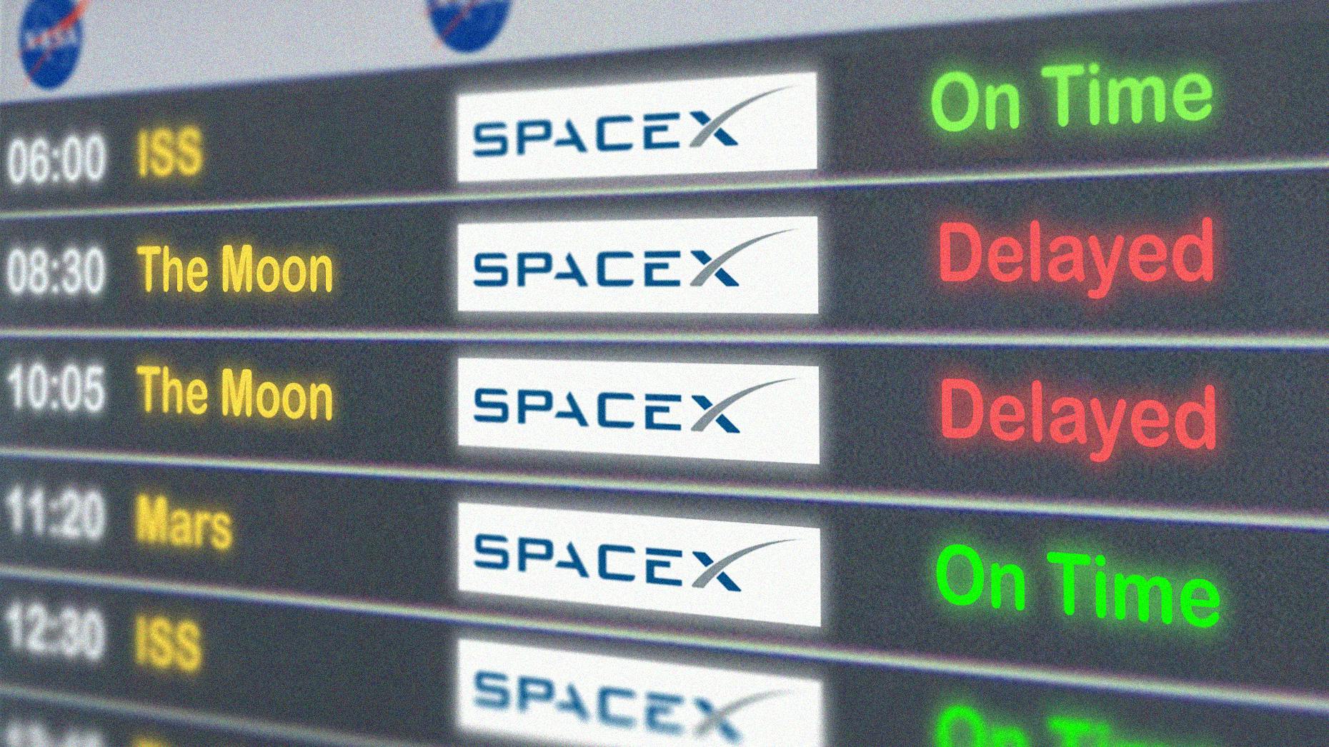 NASA Tensions with SpaceX Rise Over Moon Mission Delays