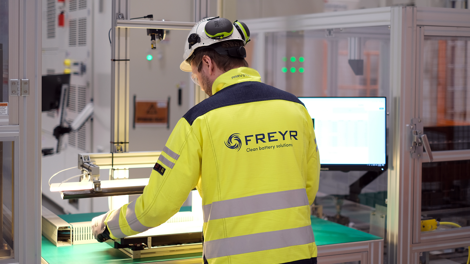 At Freyr's pilot plant in Mo i Rana, Norway. Photo: Courtesy Freyr