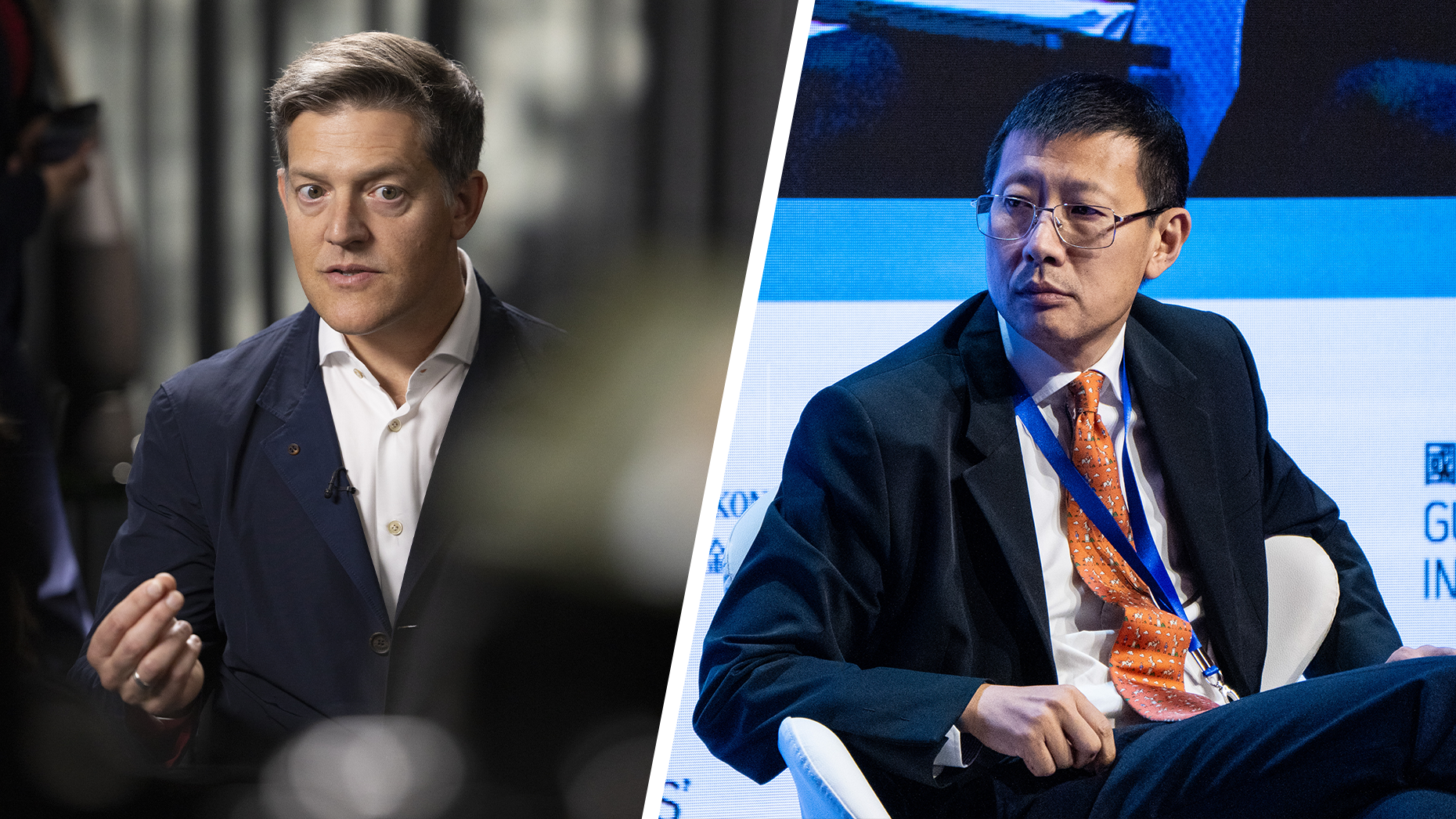 Roelof Botha (left) and Neil Shen (right). Photos via Getty.
