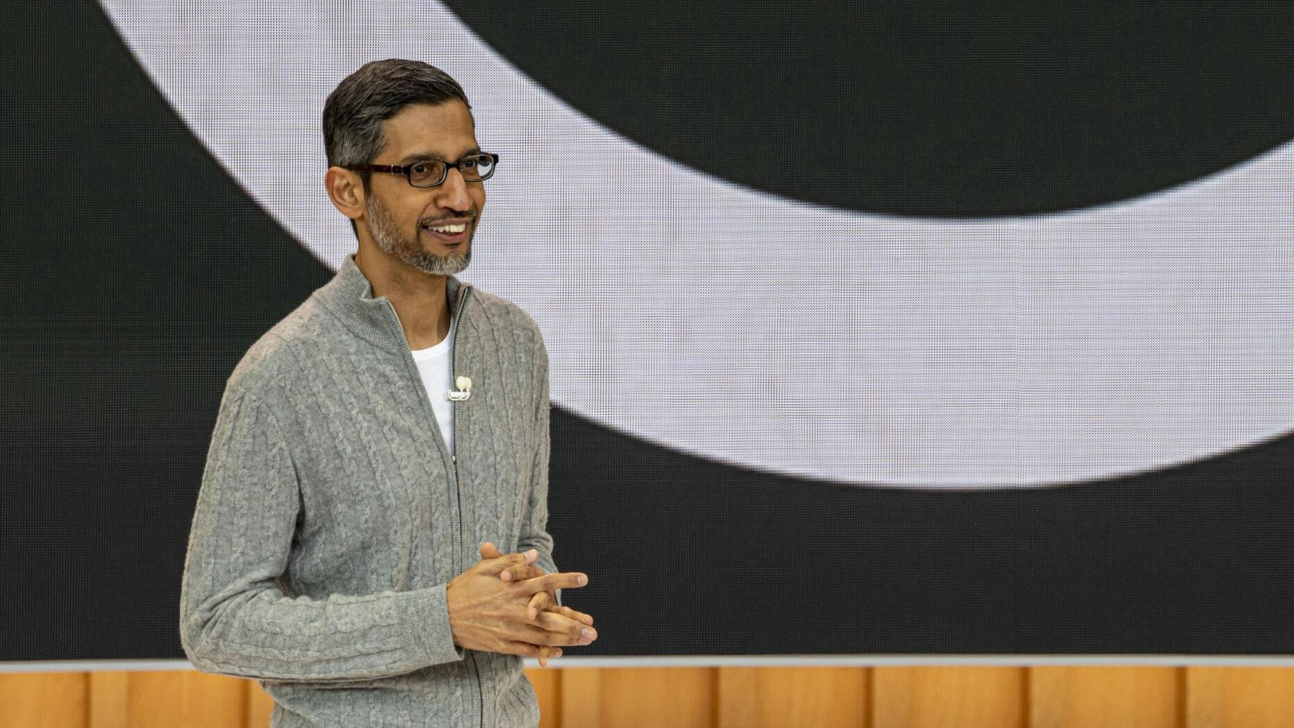 Google CEO Sundar Pichai. Photo by Bloomberg via Getty.