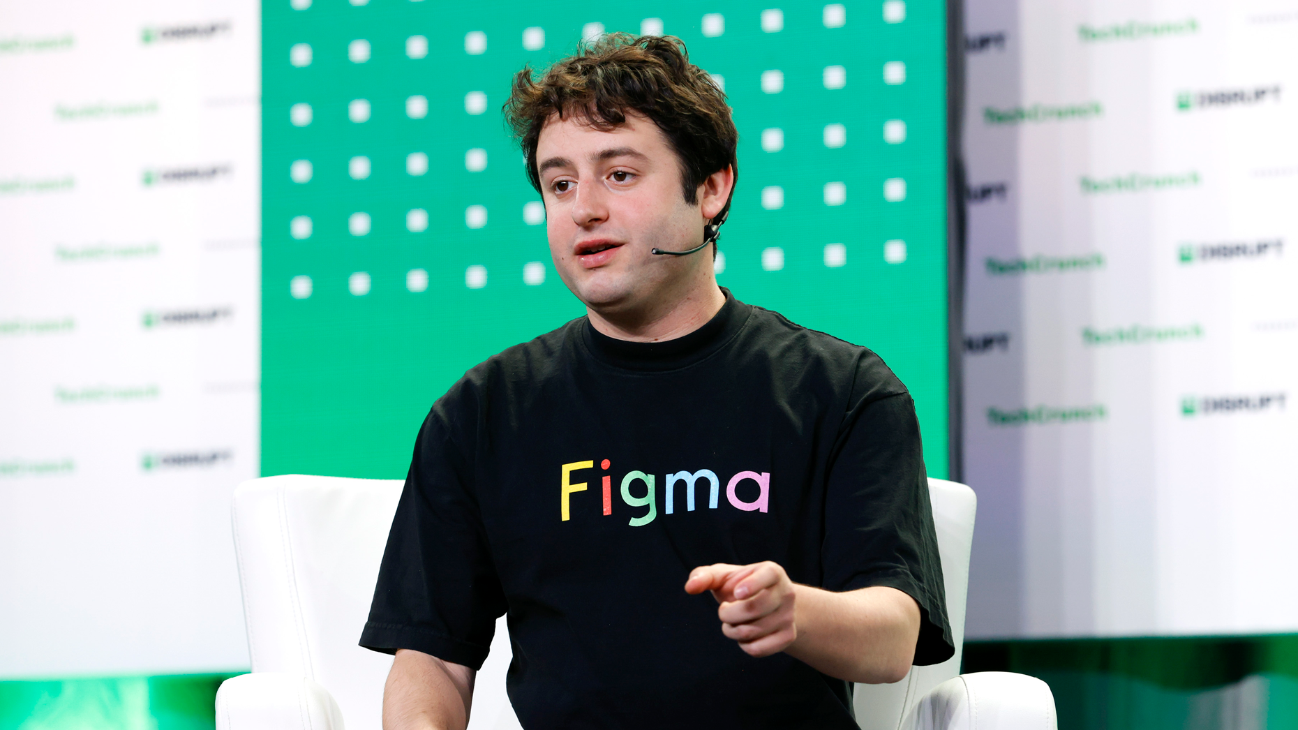 Dylan Field, CEO of Figma. Photo by Kimberly White/Getty Images for TechCrunch.