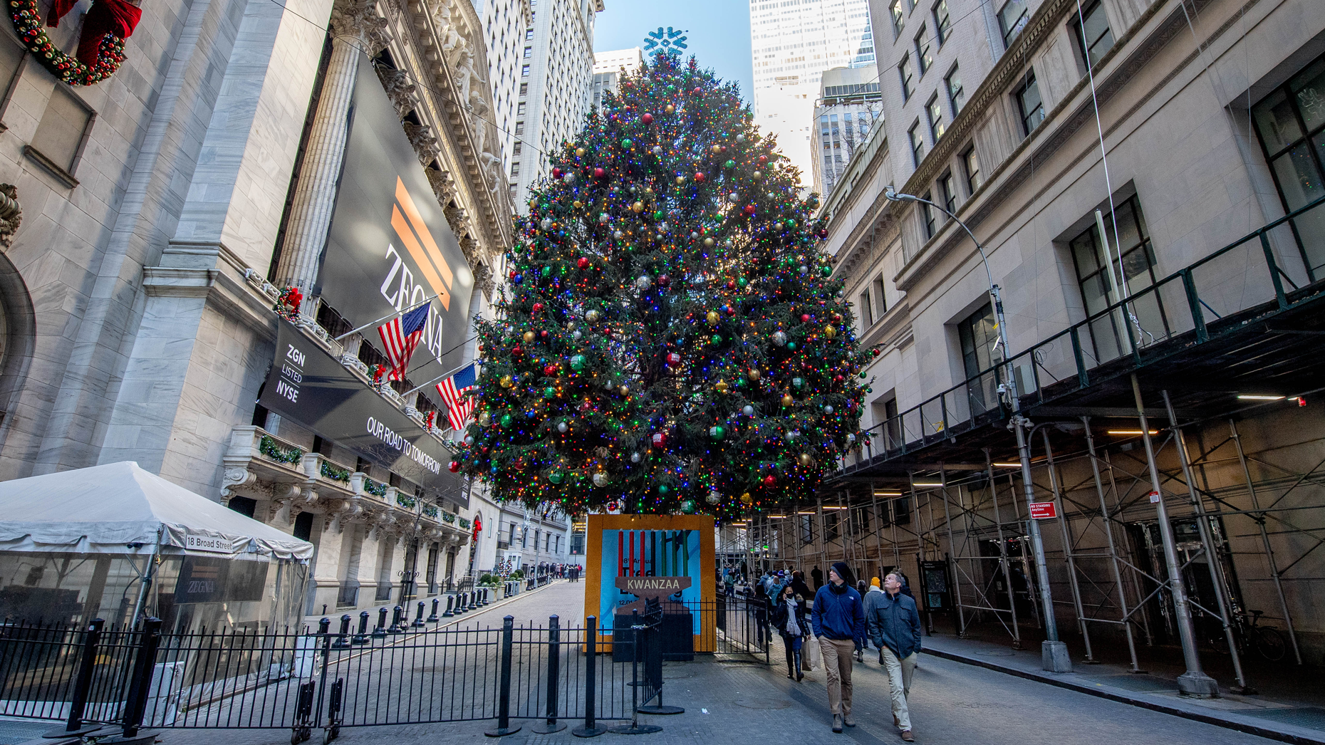 The New York Stock Exchange on December 20. Photo by Roy Rochlin/Getty Images.