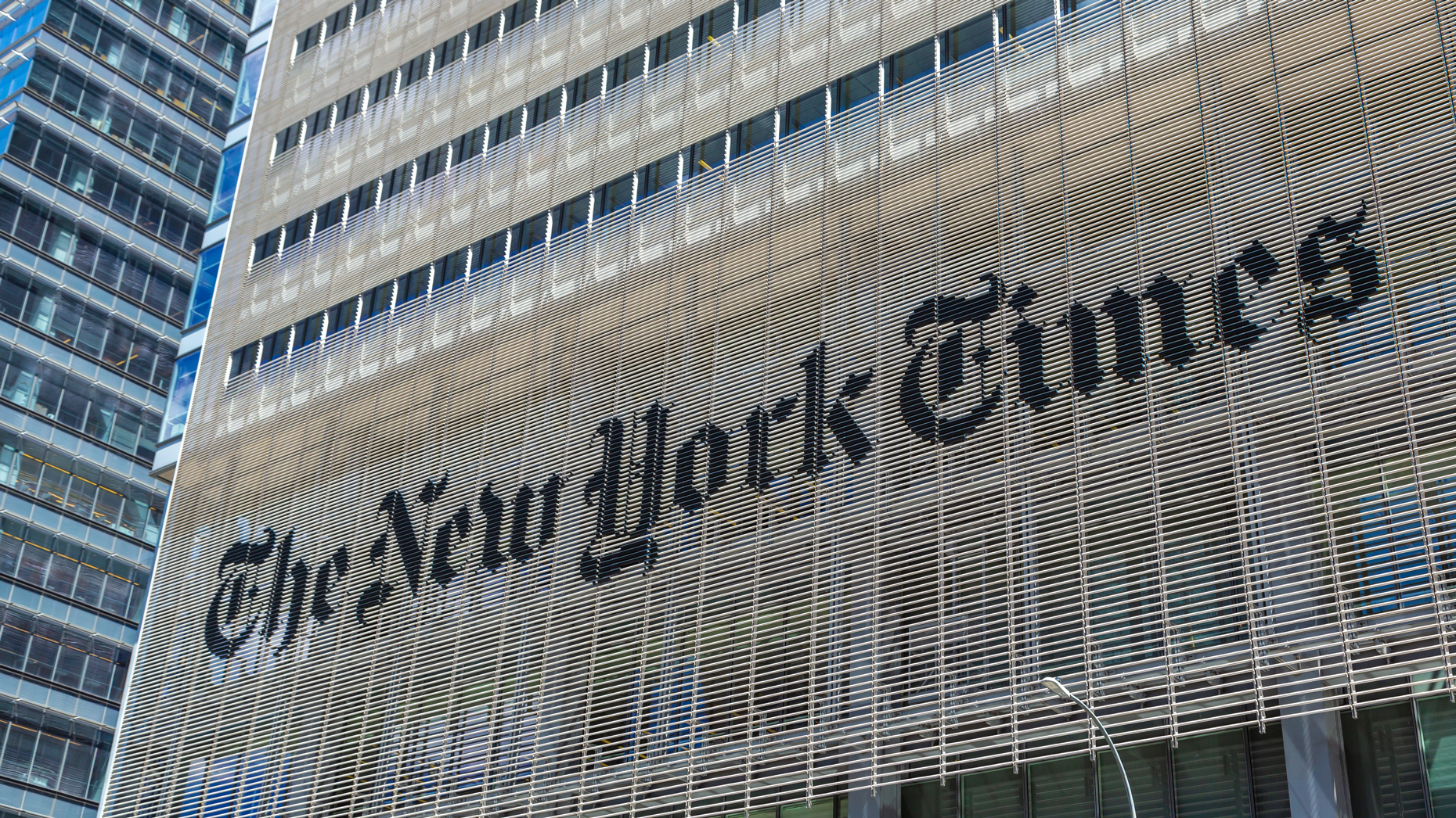 he New York Times Building. Photo via Shutterstock.