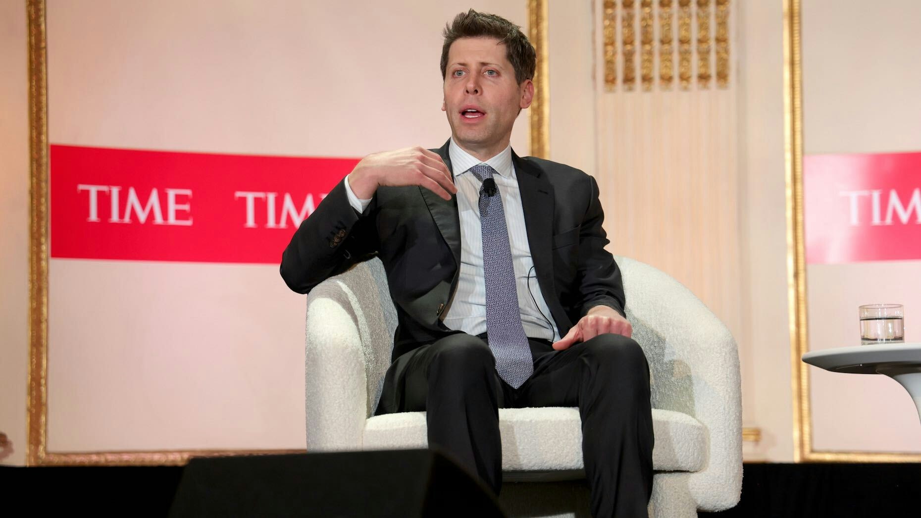 Sam Altman, CEO of OpenAI, on December 12. Photo by Kevin Mazur/Getty Images for TIME.