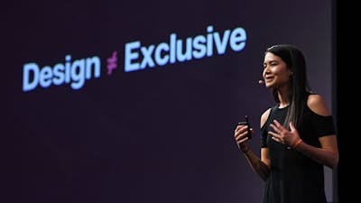 Melanie Perkins, co-founder and CEO of Canva. Photo by Eóin Noonan/Sportsfile via Getty Images.