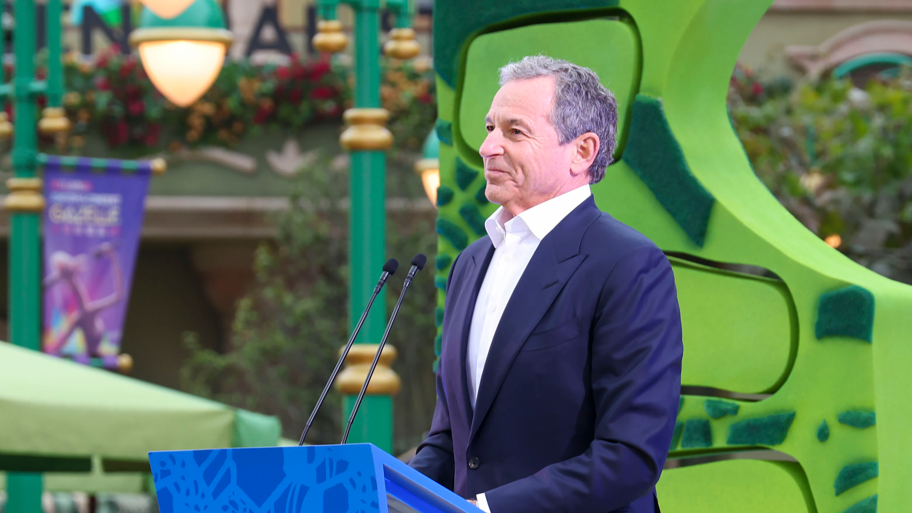 Disney CEO Bob Iger at Shanghai Disney Resort in Shanghai, China on Dec. 19. Photo by VCG via Getty Images.