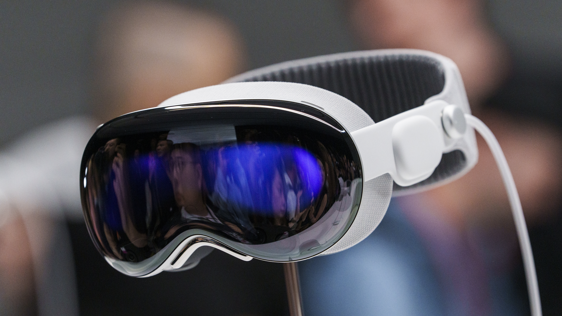 The Apple Vision Pro. Photo via Getty Images.