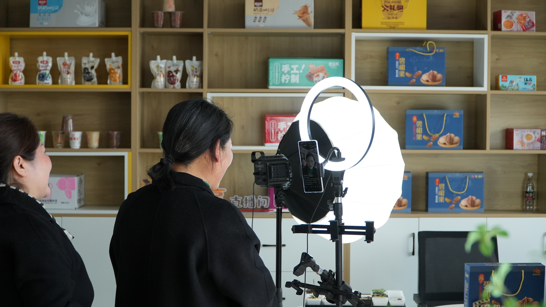 Sellers receive a live-streaming training on Douyin in Suqian, China. Photo by CFOTO/Future Publishing via Getty Images.