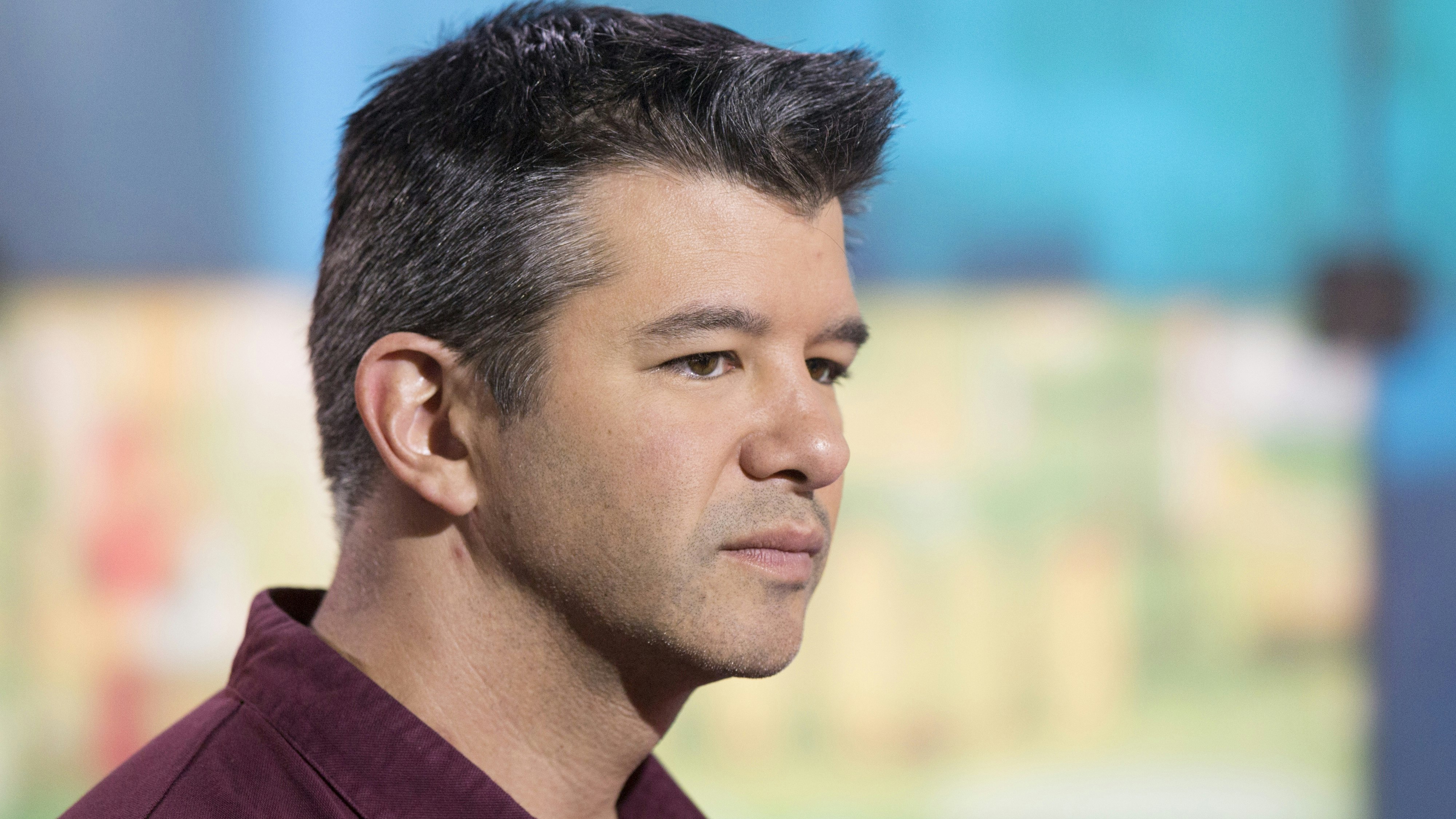 Travis Kalanick, CEO of Uber, whose shares have been valued differently by different mutual funds. Photo by Bloomberg.